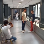 Tournage d'une publicité pour la Santé