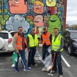 Cleaning up the East Village for the Earth Day Trash Bash