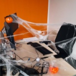 Un super bureau de Technicien Support Informatique revisité au goût d'Halloween ! (2020)