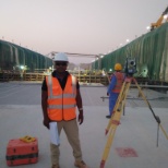 formwork checking for Tunnel foundation before pouring concrete.