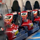 Experience the thrill of indoor karting!