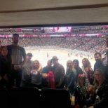 Employees at the Colorado Av's game