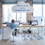 Le bar digital de l'agence Aramisauto