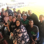 Vivial Operations team enjoying a night out at the Dayton Dragons baseball stadium.